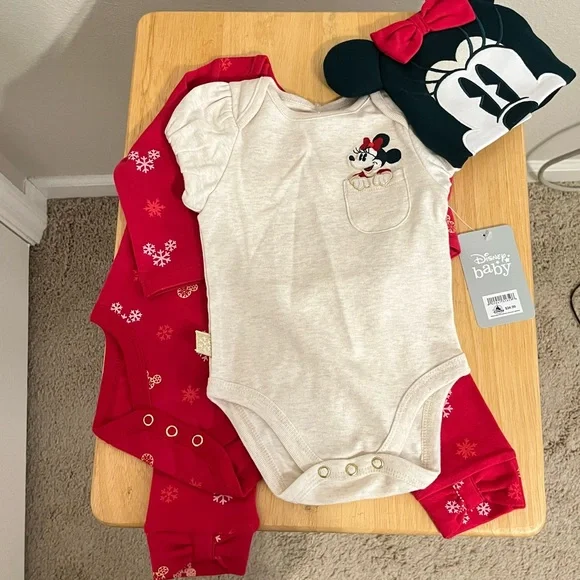 Disney Baby Minnie Mouse Bodysuit Pants Set - Picture 5 of 10